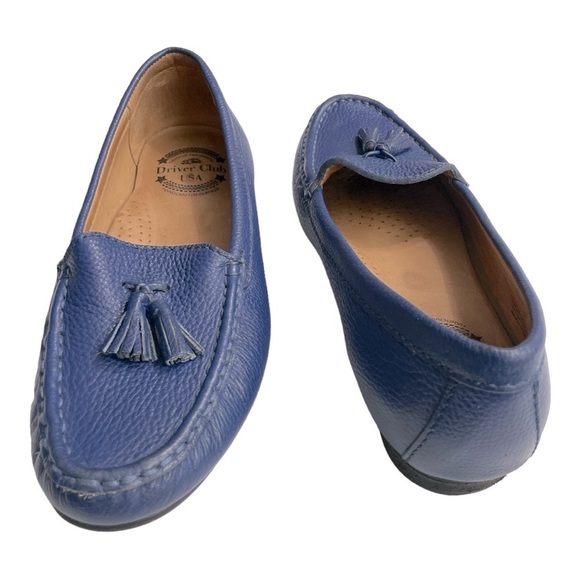 Driver Club Murray Hill Leather Loafer Blue 8.5 - Picture 12 of 16